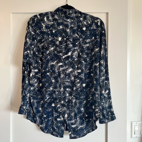 Astr Button Down Blouse - Picture 2 of 2